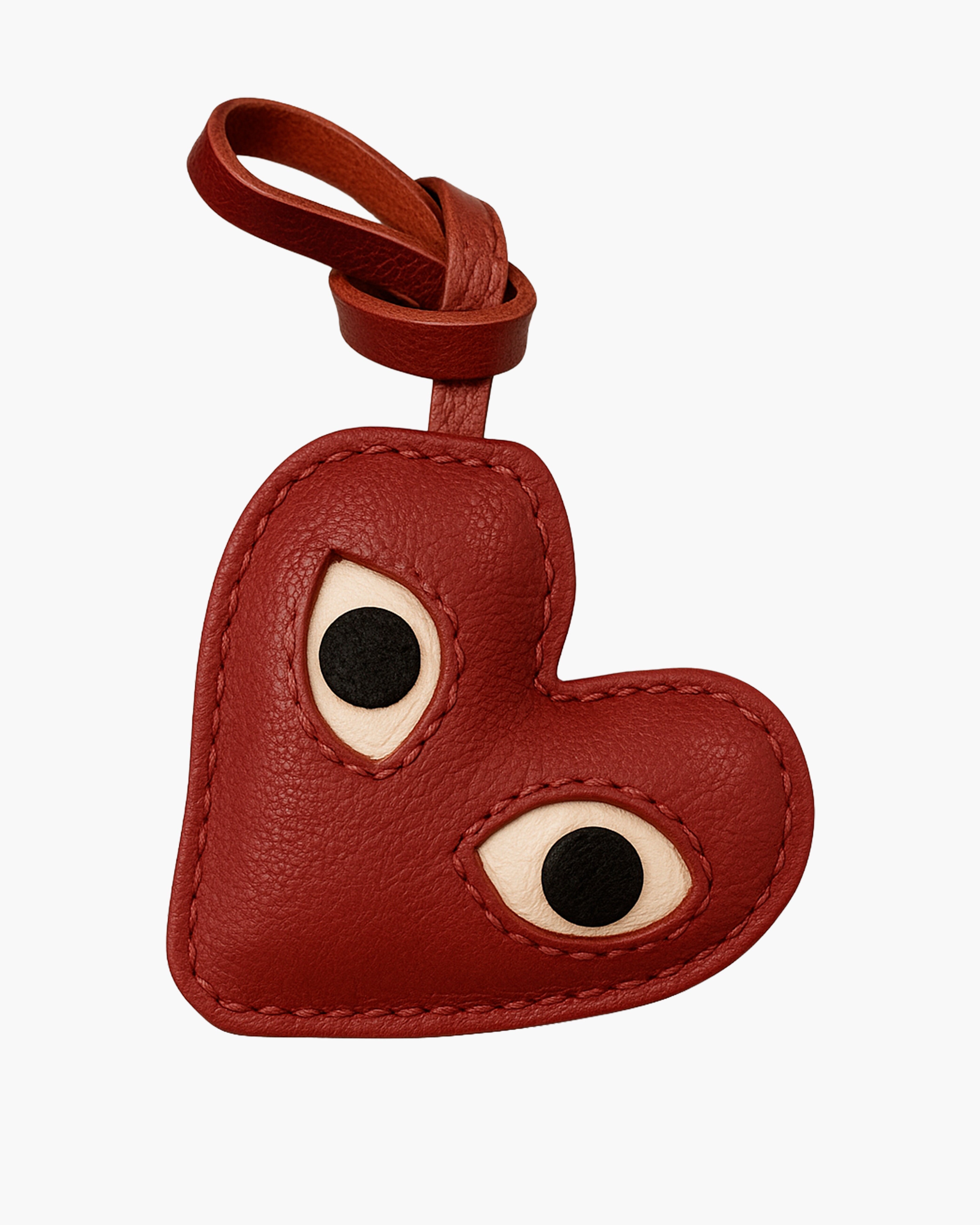 Bag Charm Coração com Olhos