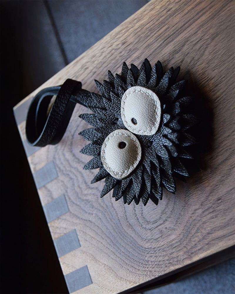 Bag Charm Ouriço de Couro