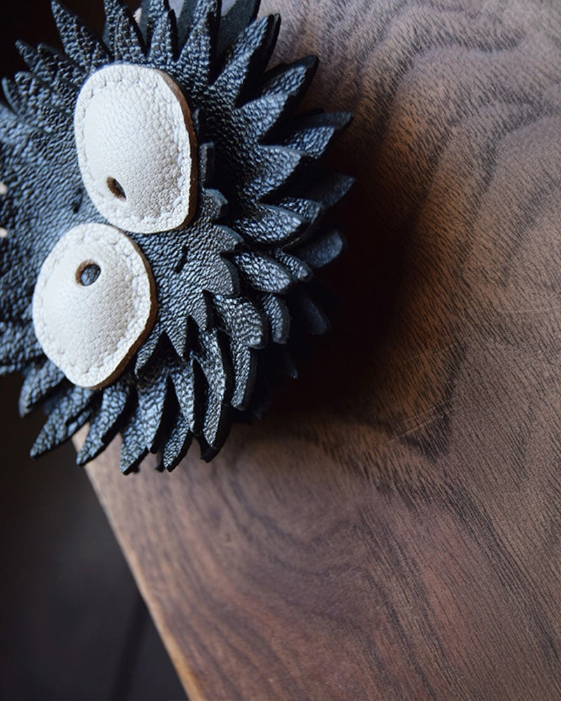 Bag Charm Ouriço de Couro