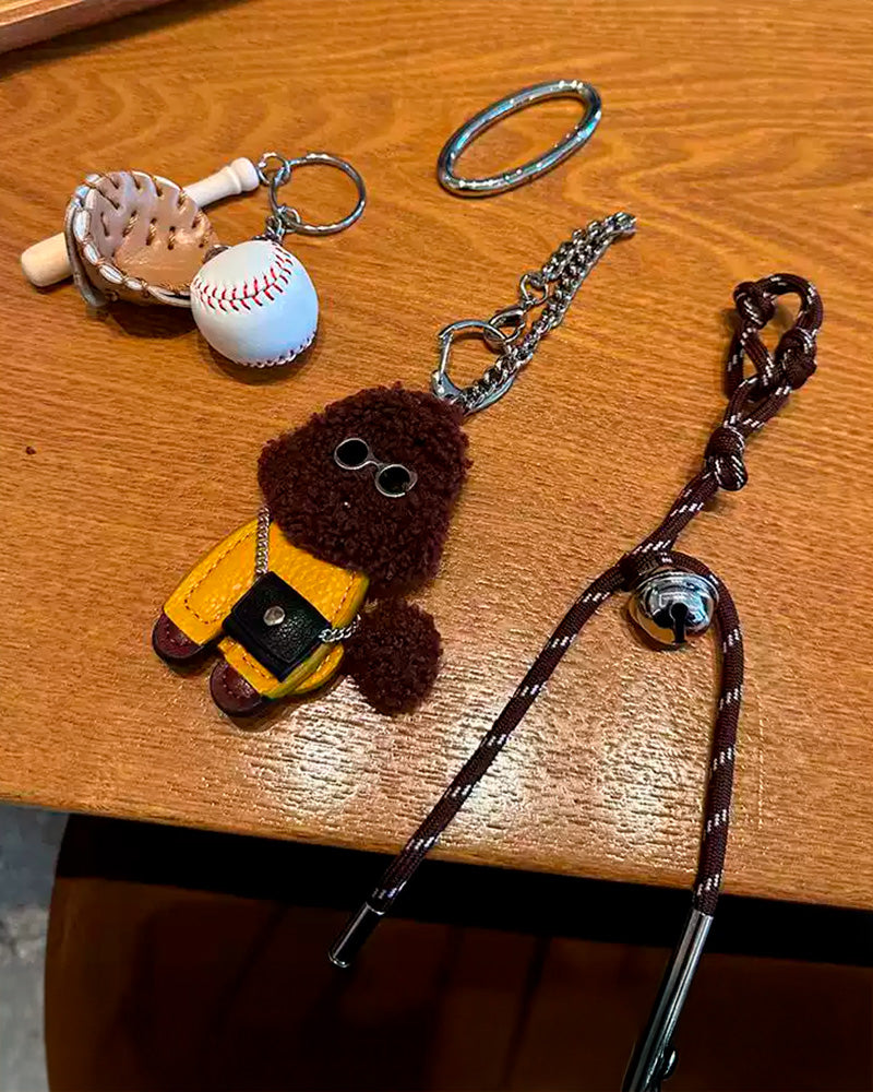 Bag Charm Poodle de Óculos
