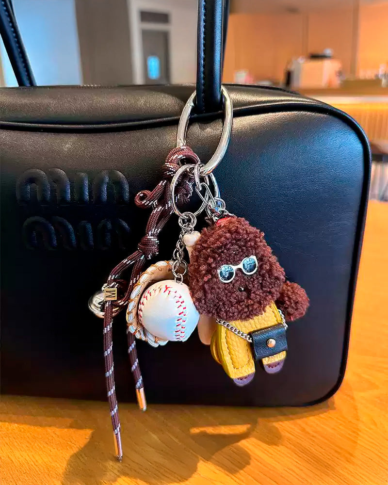 Bag Charm Poodle de Óculos