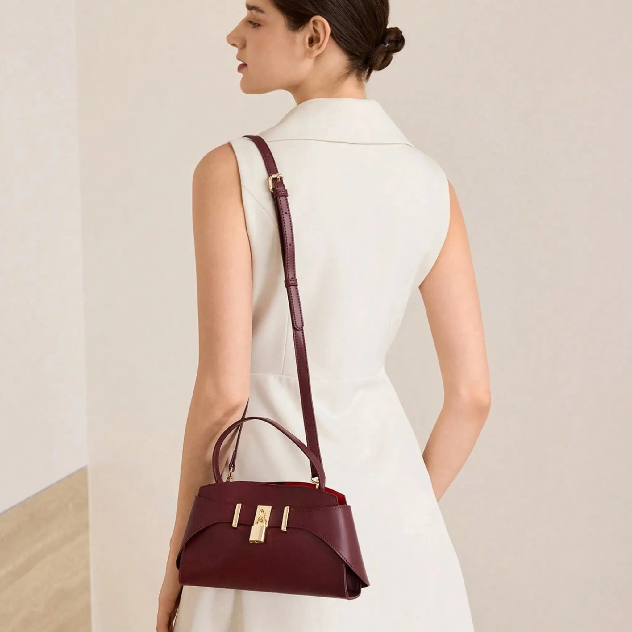 Bolsa Harper Classic Transversal Couro Legítimo