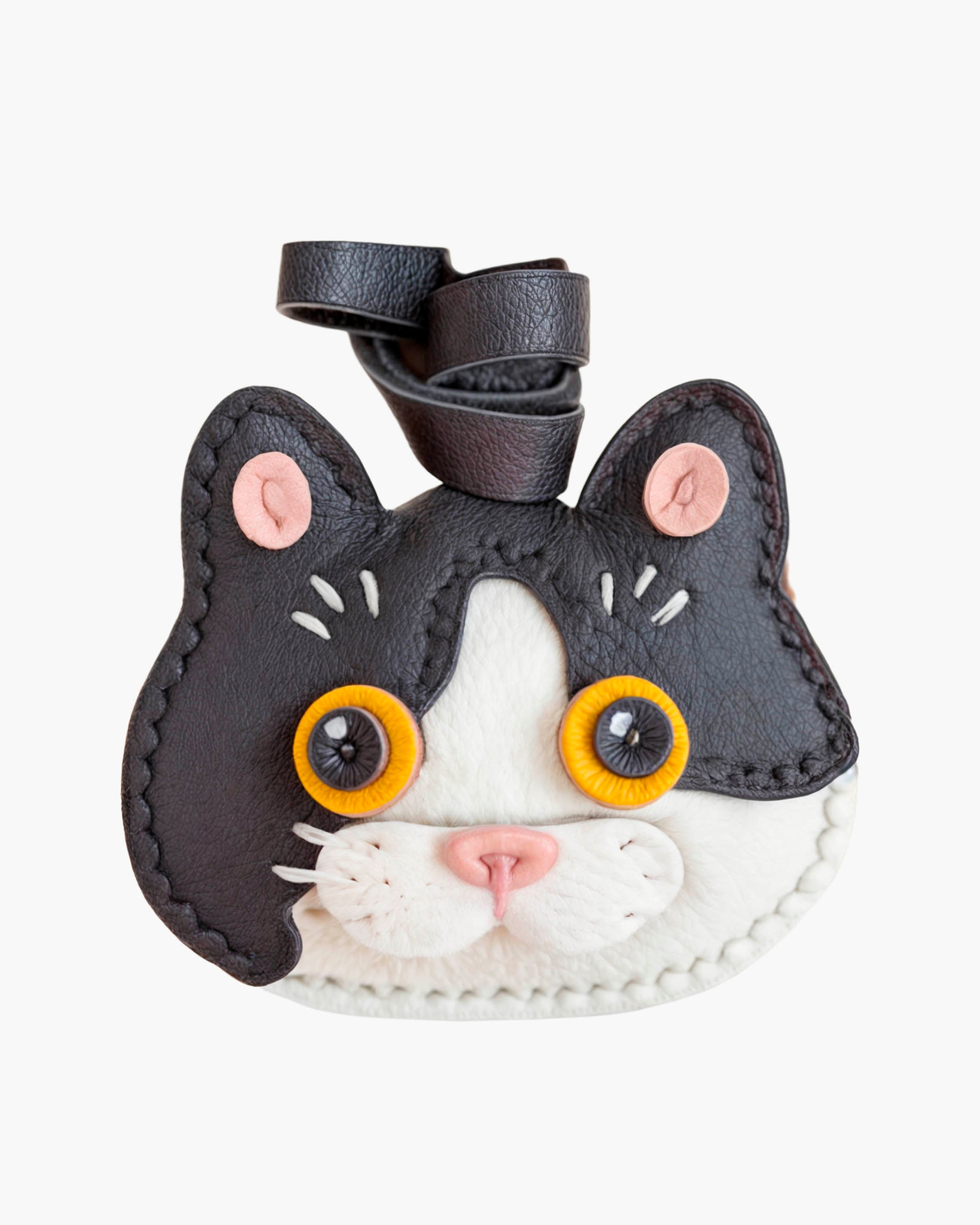 Bag Charm Gato Tuxedo