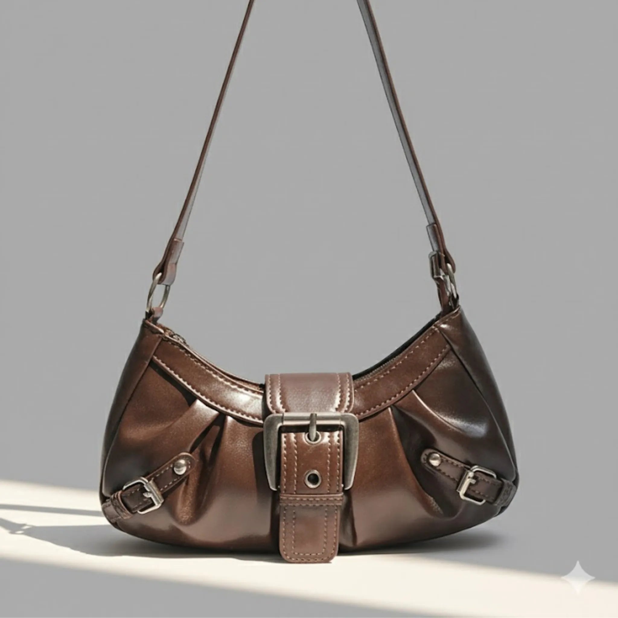 Bolsa Aurea Classic Ombro Couro Legítimo