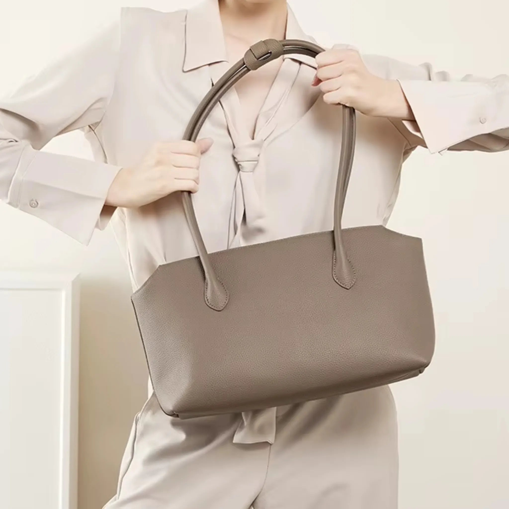 Bolsa Santorini Classic Tote Couro Legítimo