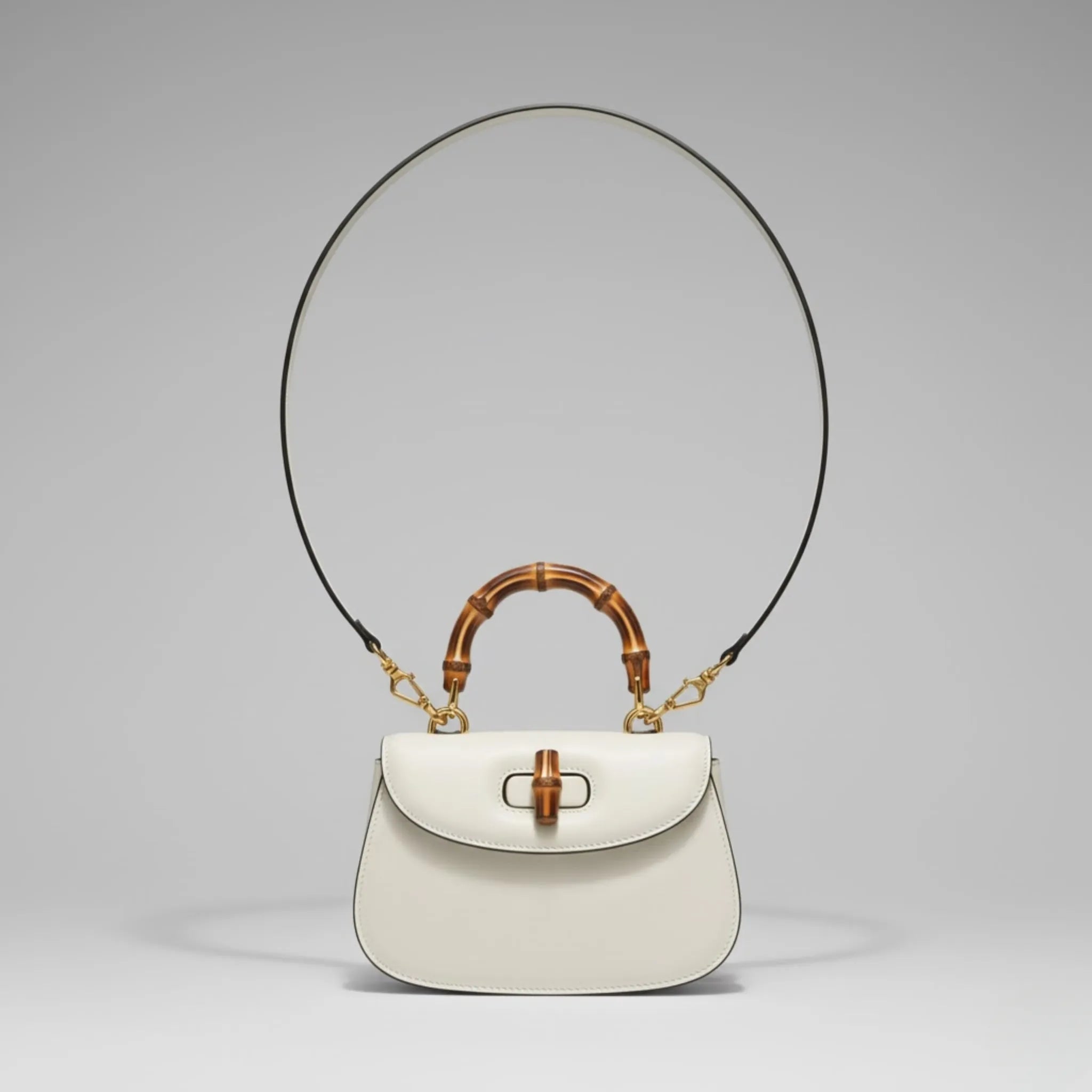 Bolsa Ébon Classic Transversal Couro Legítimo