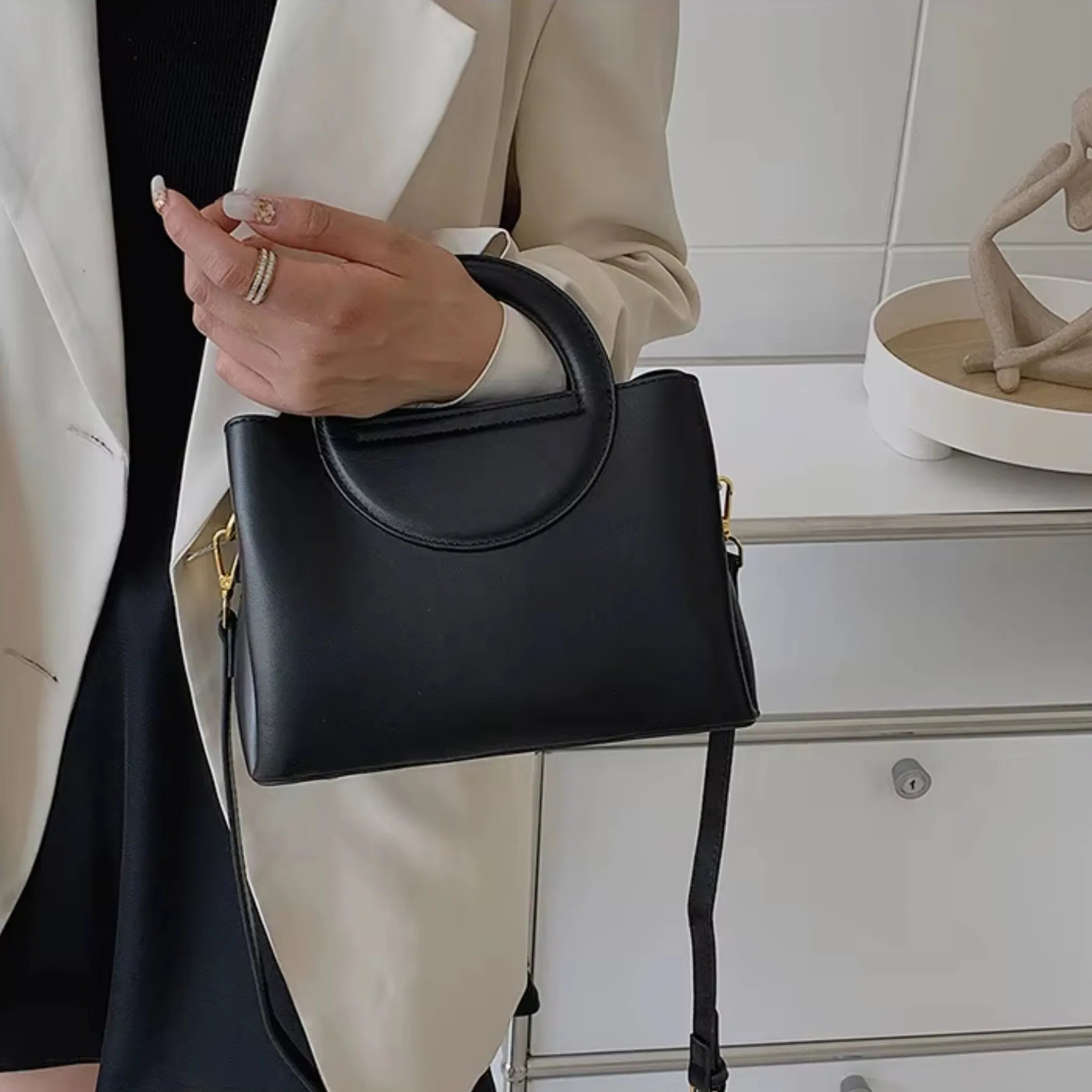 Bolsa Moden Transversal Couro Legítimo