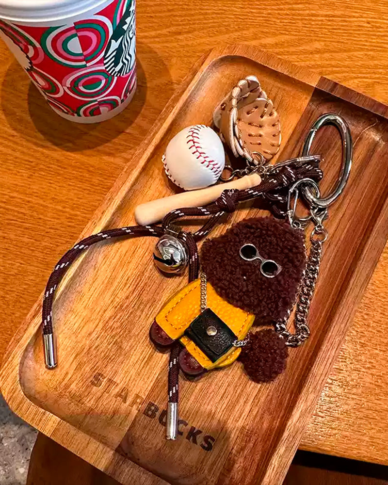 Bag Charm Poodle de Óculos